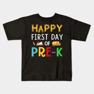 Happy First Day Of Pre-k Grade Kids T-Shirt